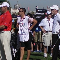 Lee Westwood and Dave Horsey paired together in Dubai